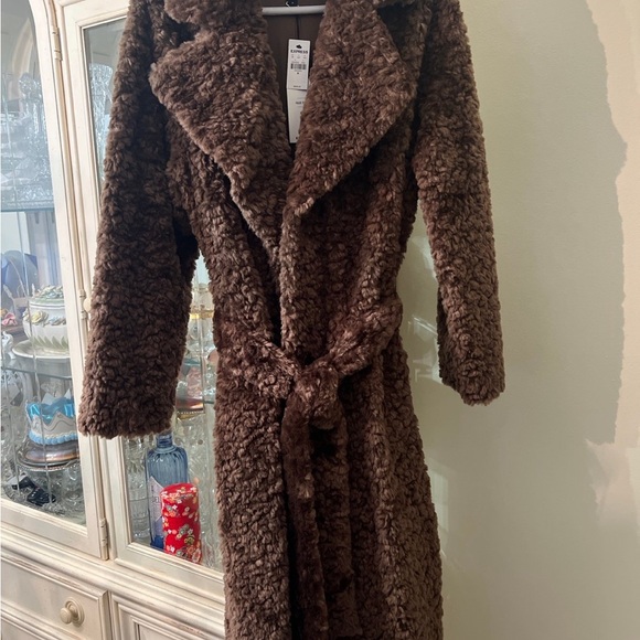 Express Brown Teddy Jackets - Picture 3 of 14